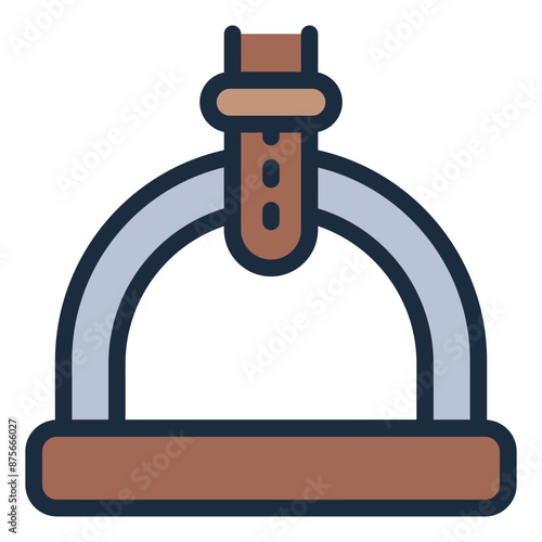 stirrup icon used in horse riding and equestrian activities