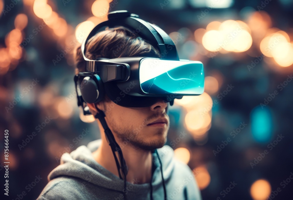 technology gaming worlds surreal adset virtual user vr reality