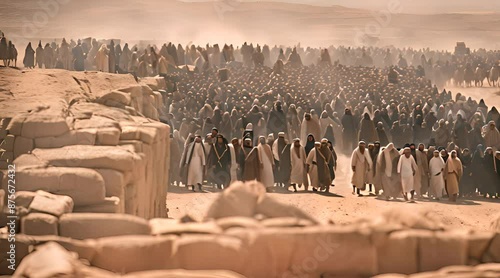 The Exodus. Israelites' Journey from Egypt