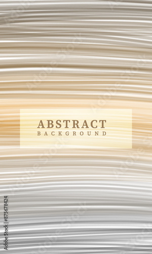 Gradient brown contrast abstract poster design with optical interference effect. Motion illusion for banner, flyer, invitation, cover, business card. Vector illustration


