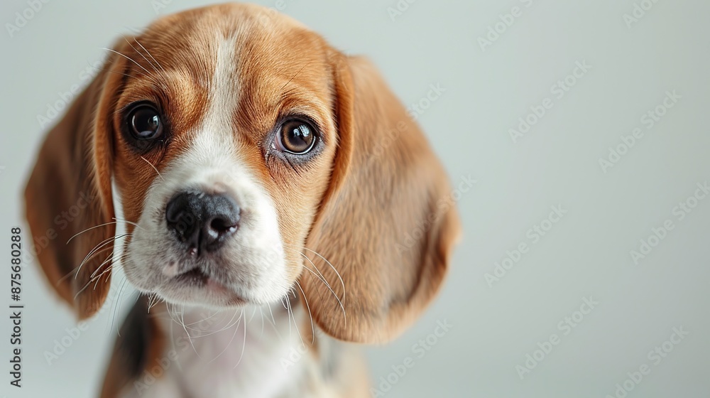 Cute Beagle Puppy Portrait Cute Beagle Puppy Portrait