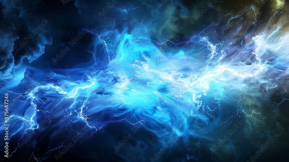 Electrifying Storm: Thunder, Lightning, and Intense Energy in Dark Storm Clouds Electrifying Storm: Thunder, Lightning, and Intense Energy in Dark Storm Clouds