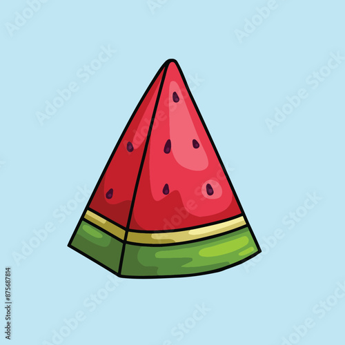 Watermelon Vector Icon Summer Elements