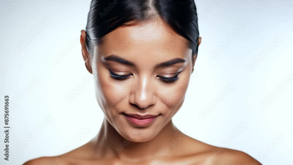 Portrait of Asian Woman With Smooth Skin Generative AI Portrait of Asian Woman With Smooth Skin Generative AI