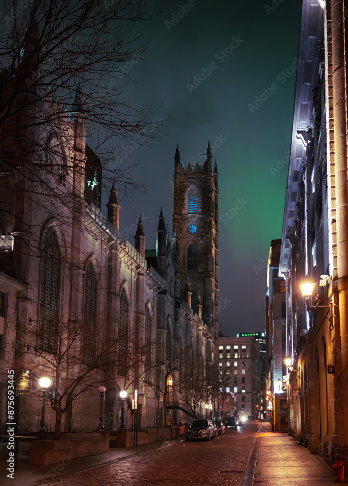 Fototapeta premium Old architecture - Montreal City
