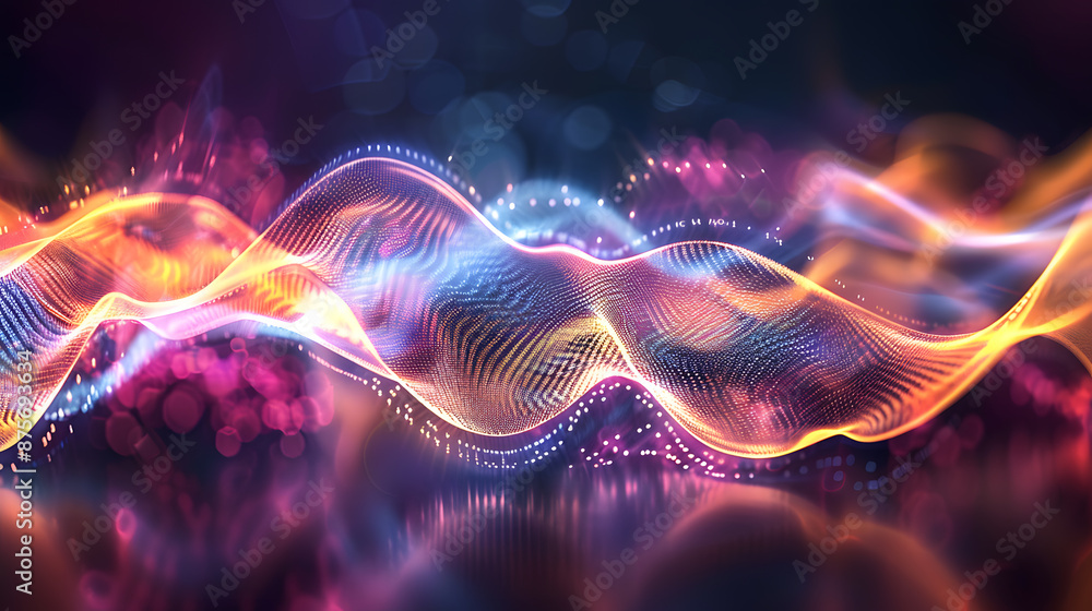 Colorful abstract light energy waves. Colorful abstract light energy waves.