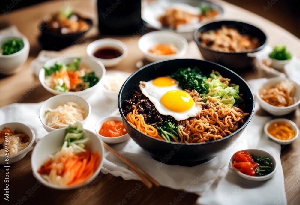 bibimbap technology food korean created bibimbap technology food korean created