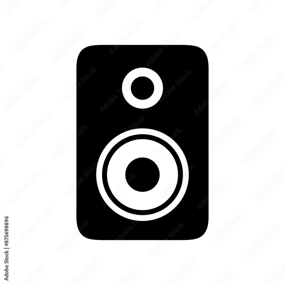 speakers isolated on white background speakers isolated on white background