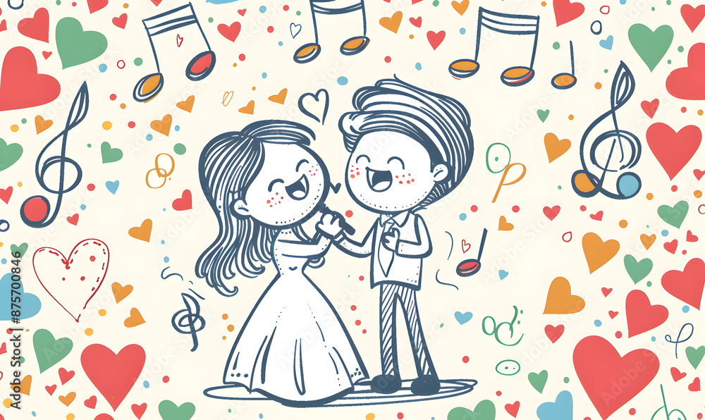 wedding card cartoon illustrator wedding card cartoon illustrator