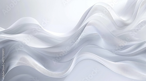 Bright 3d light effect on white background for creative design projects and presentations ,close-up shot of a smooth surface on a tonal modern paper wall with a light gray texture background 