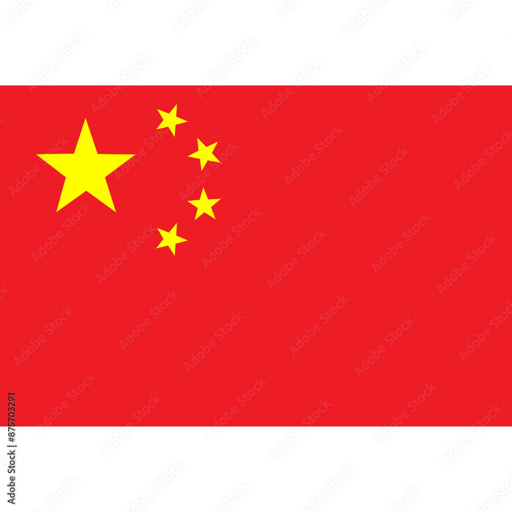 Flag of China. China flag. official colors and proportion correctly. National China flag Flag of China. China flag. official colors and proportion correctly. National China flag