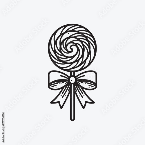 Candies icon in vector. Illustration, Lollipop on a stick. Sweets for children. Hand Drawn Lollipop stock vector, Lollipop Cartoon eps Vectors
