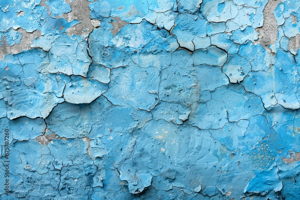 Blue textured concrete background created with Generative AI Blue textured concrete background created with Generative AI