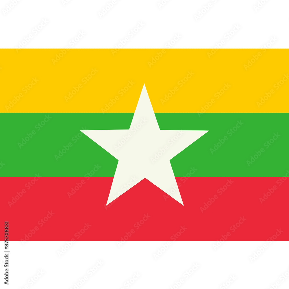 Myanmar flag. Flag of Myanmar. ASEAN Association of Southeast Asian Nations Map Illustration. AEC
Myanmar flag. Flag of Myanmar. ASEAN Association of Southeast Asian Nations Map Illustration. AEC