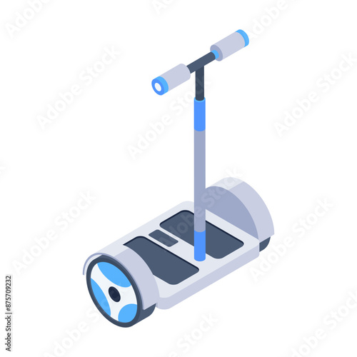 Download isometric icon of gyroscooter

