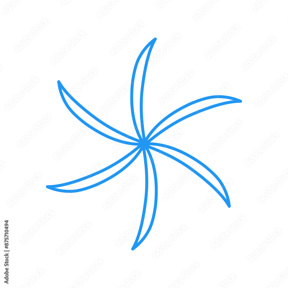 Fototapeta premium Asterisk Icon Vector