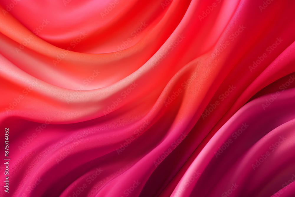 Obraz premium pink wavy background
