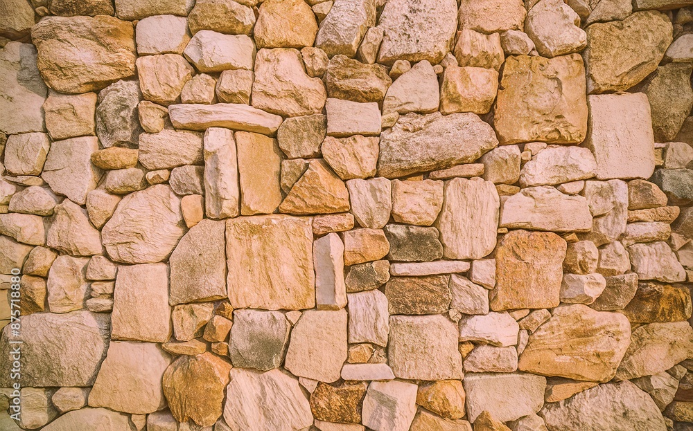 Fototapeta premium a rustic stone wall