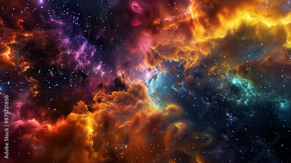 Fototapeta premium Abstract Background smoky blackhole dynamic