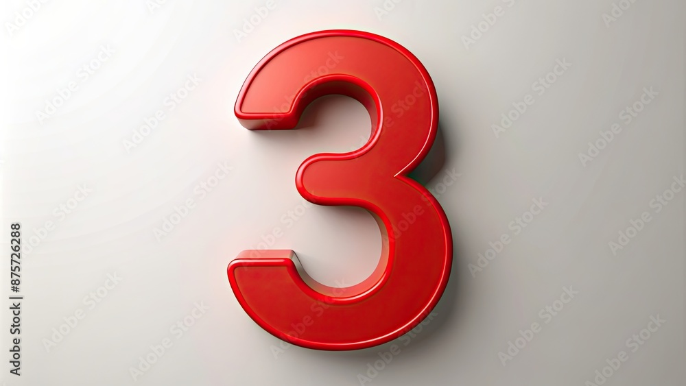 Chiffre 3 rouge, red, numeral, three,vibrant, bold, digital, isolated, graphic, symbol,design, numeral, colorful, shiny Chiffre 3 rouge, red, numeral, three,vibrant, bold, digital, isolated, graphic, symbol,design, numeral, colorful, shiny