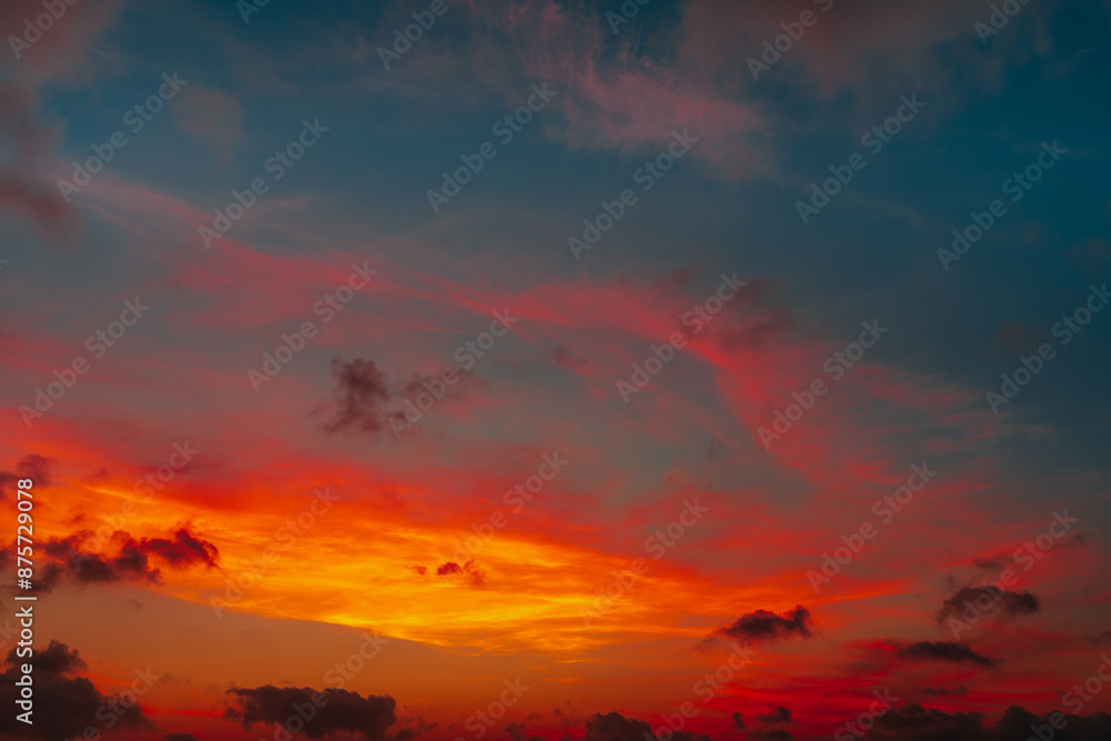 Fototapeta premium Sky with clouds nature background