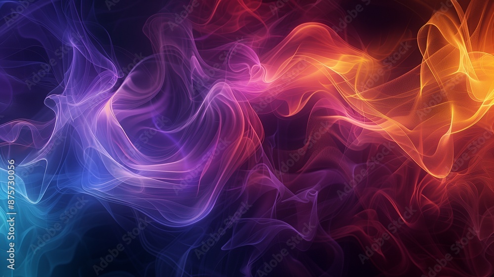 Obraz premium Abstract Background smoky blackhole dynamic
