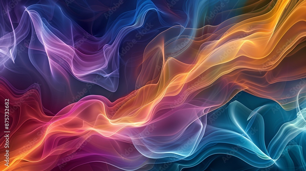 Fototapeta premium Abstract Background smoky blackhole dynamic