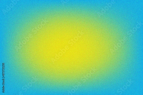 Dark grainy color gradient wave background,  yellow blue green colors banner poster cover abstract design