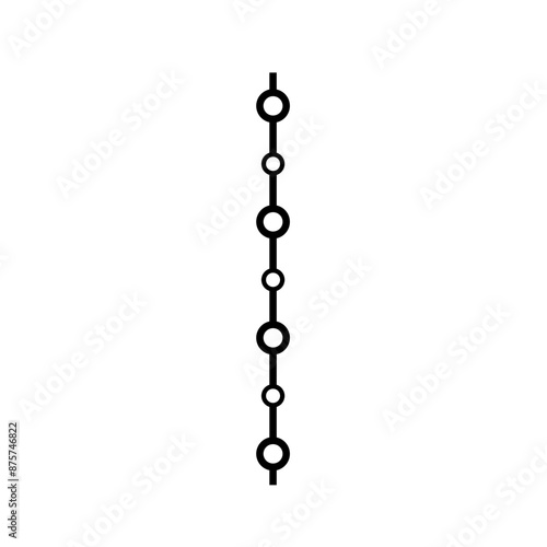 vertical timeline or step or process