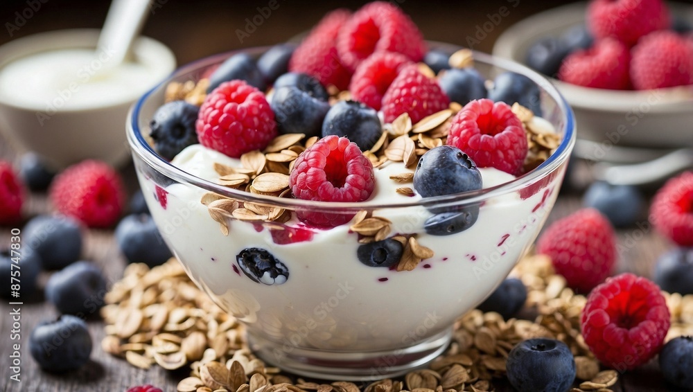 yogurt with berries yogurt with berries