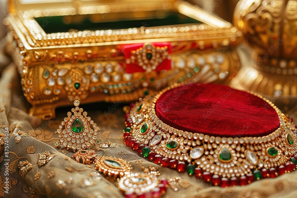 The best jewellery to get you looking your best. Shot of beautiful bangles for a bride to wear at a traditional wedding. The best jewellery to get you looking your best. Shot of beautiful bangles for a bride to wear at a traditional wedding.
