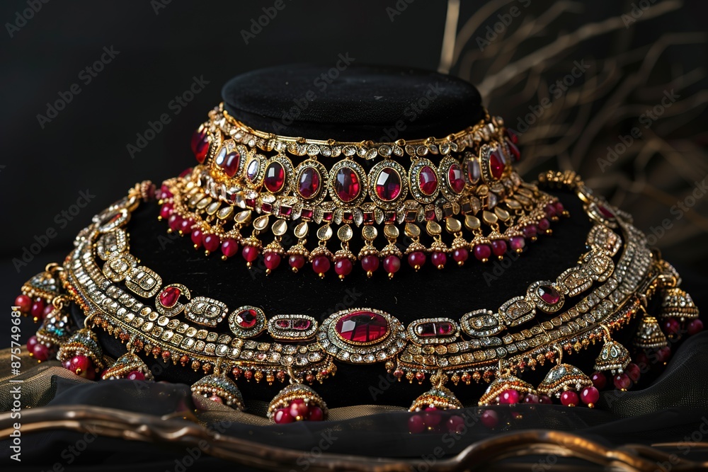 Traditional Gold Necklace for wedding ceremony , Wedding jewelry Traditional Gold Necklace for wedding ceremony , Wedding jewelry