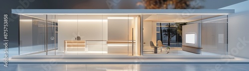 A Modern Office With Attractive Furnishings.