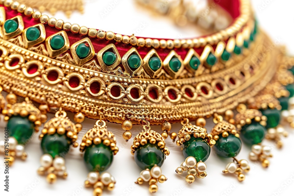 Gold jewelry Macro shot Gold jewelry Macro shot