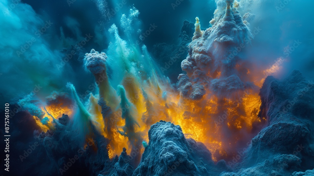 Underwater Volcano Eruption Underwater Volcano Eruption