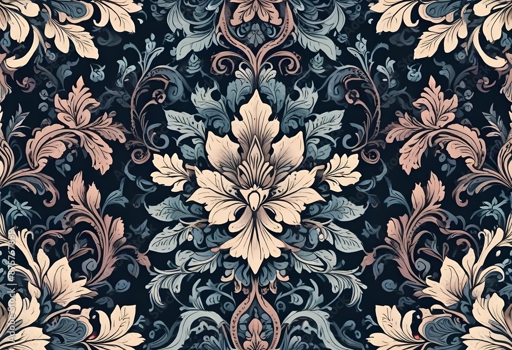 elegant flower and design, vector art elegant flower and design, vector art