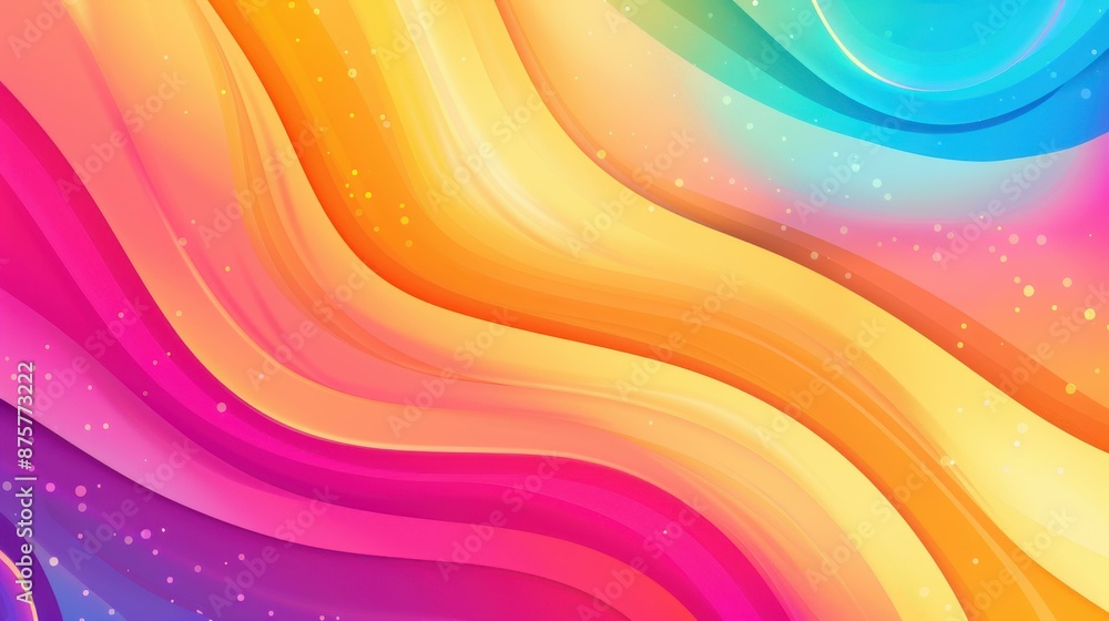 Eyecatching holographic neon colors spiral on paper create a bold and vibrant abstract design. Eyecatching holographic neon colors spiral on paper create a bold and vibrant abstract design.