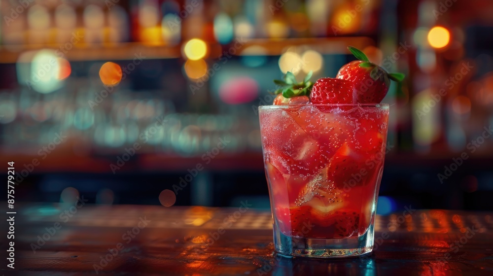 Strawberry and Mint Garnish