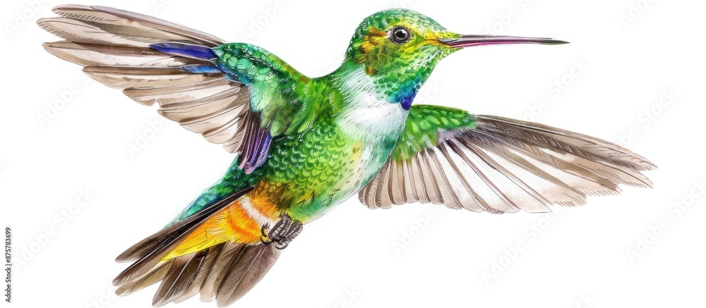 Obraz premium Hummingbird in Flight