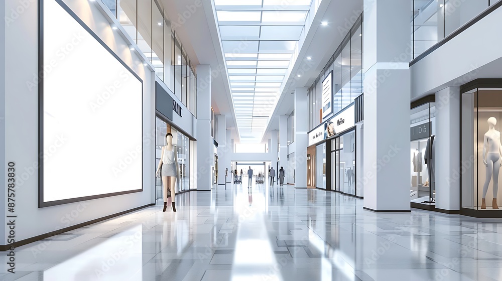 Obraz premium Modern Interior Design Elevator with Bright Lights