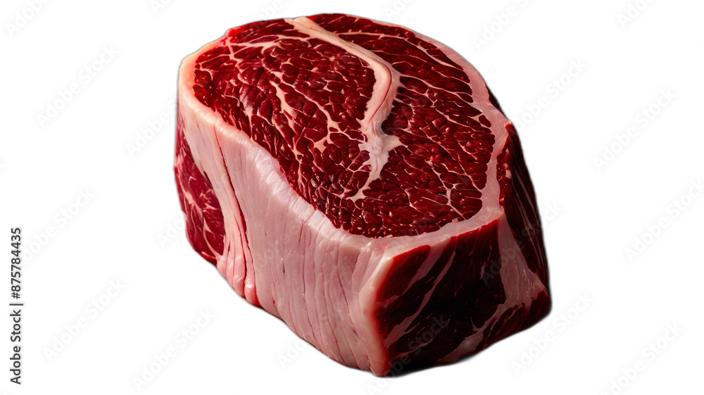 A richly marbled Wagyu beef steak A richly marbled Wagyu beef steak