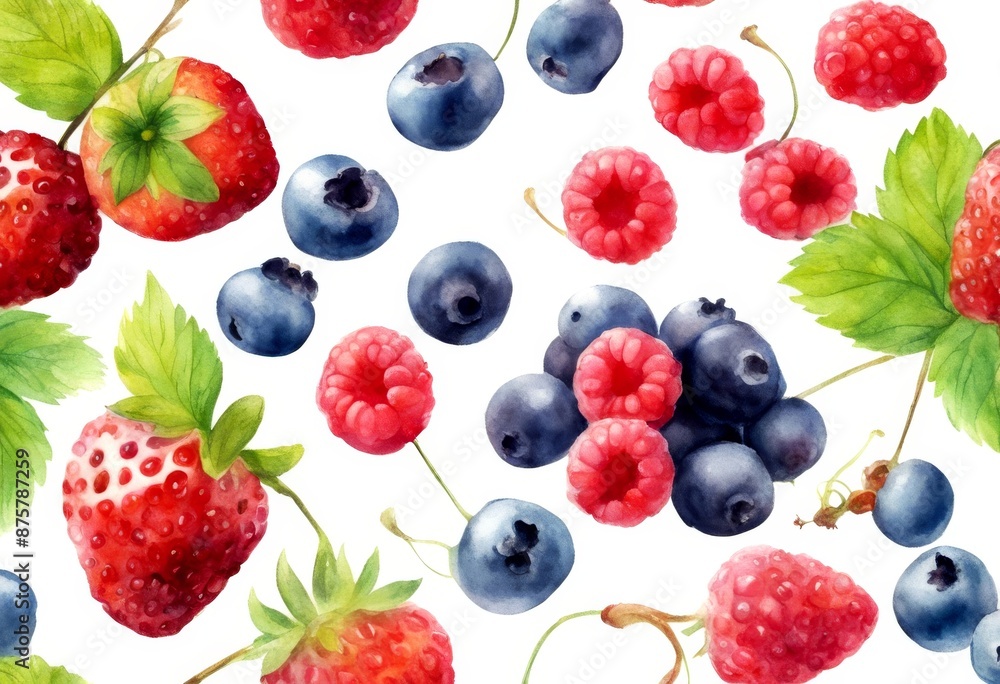 cherry white raspberry set green olated illustration blueberry berries strawberry background cherry white raspberry set green olated illustration blueberry berries strawberry background