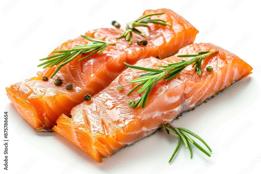 Fresh Salmon Filets with Herbs and Spices Fresh Salmon Filets with Herbs and Spices