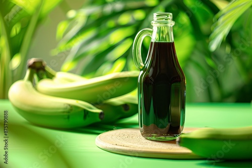 green banana flavored topping