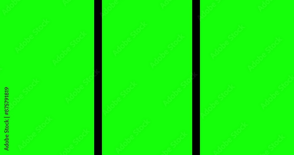 Black lines simple vertical for film cut wipe green screen. Linear animation geometric figure greenbox isolated with zoom. Motion design ebackground lement for business, art, fashion, etc...
Black lines simple vertical for film cut wipe green screen. Linear animation geometric figure greenbox isolated with zoom. Motion design ebackground lement for business, art, fashion, etc...