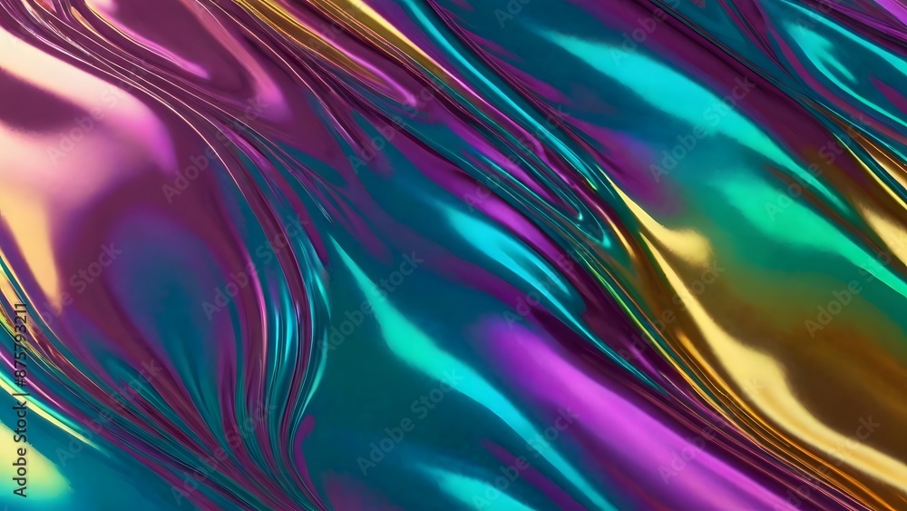 Abstract silver neon multicolor liquid metal background. Abstract multicolor background Abstract silver neon multicolor liquid metal background. Abstract multicolor background