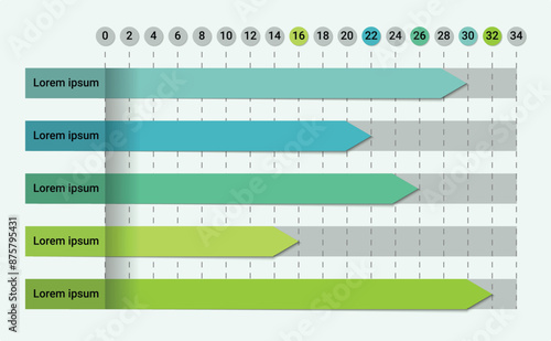 Graph bar chart visual infographic data analysis