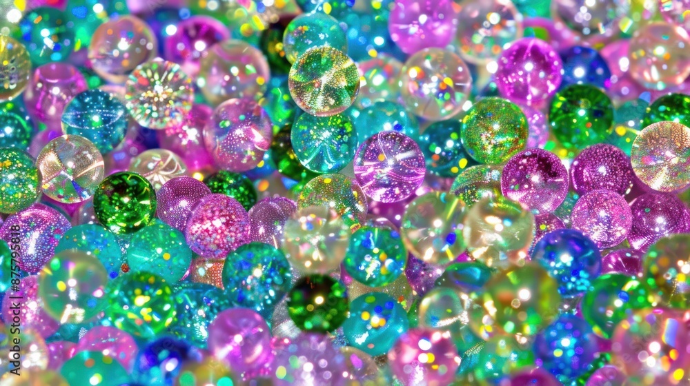 A Cluster of Iridescent Orbs A Cluster of Iridescent Orbs