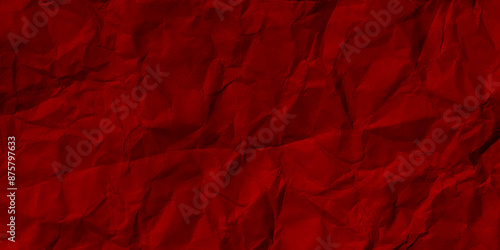 Wallpaper Mural Wrinkled and crumple paper texture abstract background vector. Background shot of craft maroon color wrinkled crumpled paper texture. Torontodigital.ca
