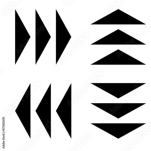 Free Download Black triangular arrow
 - GFXLoad
